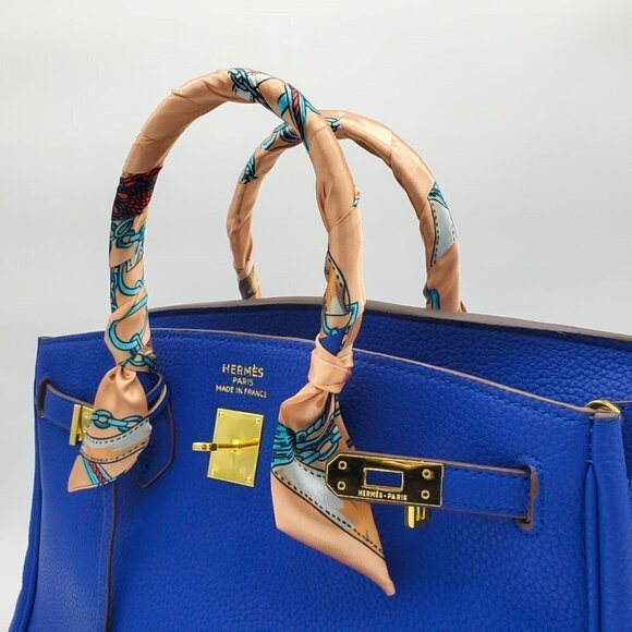 Peach Skinny Scarf | Hand Bag, Neck Scarf (2 pieces) - Color Set #10 / Brand NEW - Picture 5 of 12